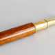 Telescope with three extensions wooden hand grip rounded polish - photo 1