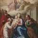 Heilige Familie mit den Hll. Anna und Joachim. Süddeutsch 18. Jahrhundert - Foto 1