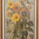 MONOGRAMMIST, Sonnenblumen, Öl/Platte, 19./20. Jahrhundert - фото 1