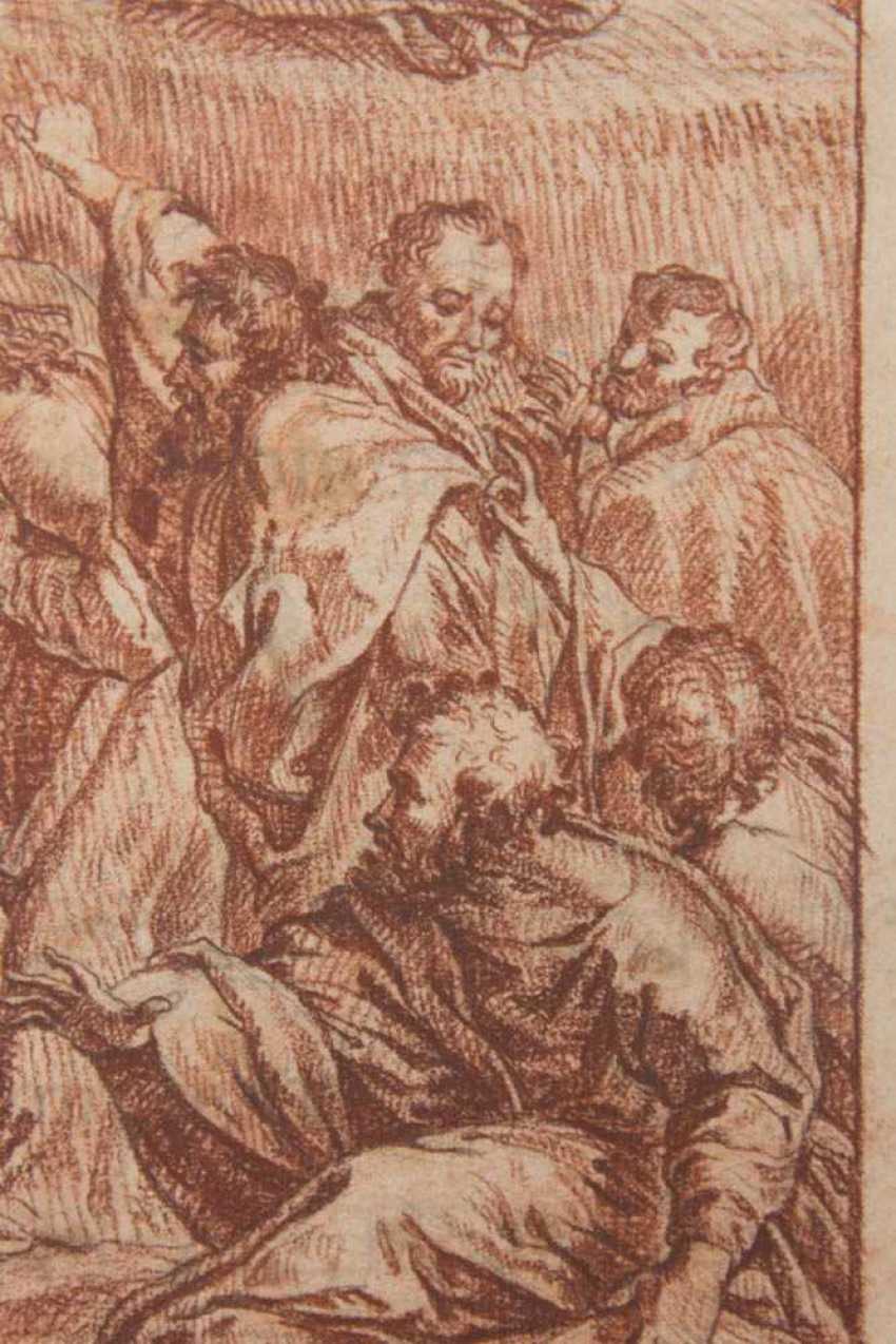 BIBLE SCENE The Transfiguration by Raphael Antique Print 1819