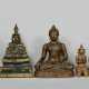 Konvolut 6 Buddhafiguren, Thailand 20. Jahrhundert - photo 1