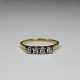 Bicolor-Ring, punziert 585 Gold - photo 1