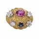 Ring mit Diamanten zusammen ca. 1,5 ct, - фото 1