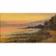 WEBB, H. G. (engl. Maler 19./20. Jahrhundert), "Sonnenuntergang über der Steilküste", - Foto 1