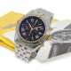 Armbanduhr: hochwertiger Breitling Chronograph, Chronometer "Crosswind" Ref. B13355, Originalbox und Originalpapiere, ausgezeichneter Zustand, 1999 - Foto 1