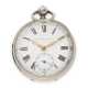 Taschenuhr: äußerst rares und sehr ungewöhnliches, besonders schweres französisches Taschenchronometer in englischer Bauweise, Poitevin Paris No.6744, Hallmarks 1879 - фото 1