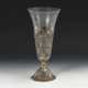 Große Vase mit Silberfuß - Foto 1