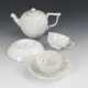2 Tassen und Teekännchen mit Prunusrelief, MEISSEN - photo 1