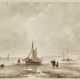 Strandszene mit Fischerbooten , Schelfhout, Andreas 1787 Den Haag - 1870 ebenda - Foto 1