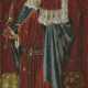 Kaiser Heinrich II. (973-1024). Mit Kirchenmodell und Schwert. , Süddeutsch 2. Hälfte 15. Jahrhundert - Foto 1