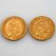 Preussen / GOLD - 2 x 20 Mark Wilhelm II., - photo 1