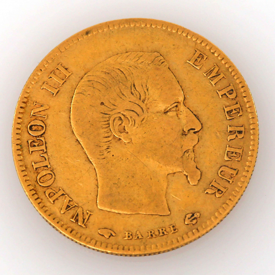 Frankreich / GOLD - 10 Francs 1857 A,
