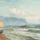 РОССИЙСКИЙ МАРИНИСТ. RUSSIAN MARINE-PAINTER active 2nd half of the 19th century Boat on a stormy sea - фото 1