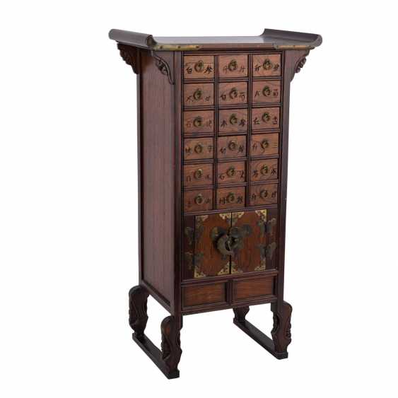 Small Apothecary Cabinet Made Of Cedar Wood Thailand 20 Century