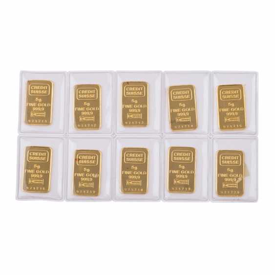 Goldlot Goldbarren 10 X 5g Gold Goldbarren Gepragt Online Bei Auktion Kaufen Auktionskatalog Munzen Medallien Briefmarken Historika Vom 26 10 19 Foto Preis Von Auktionslos 41 Bei Veryimportantlot Com