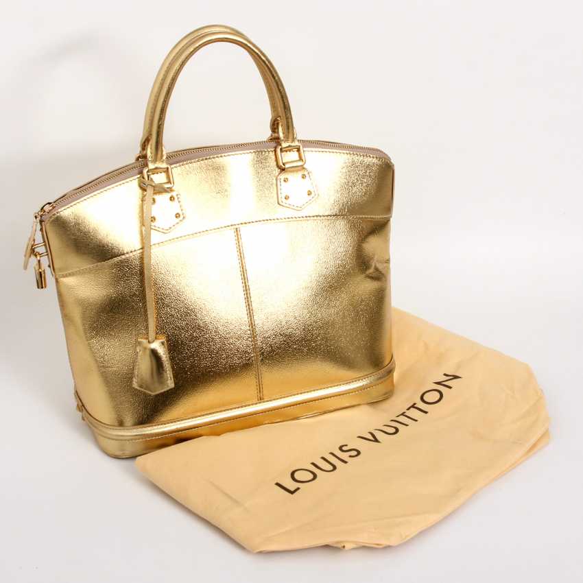 Louis Vuitton 2007 Lockit Tote Bag - Gold