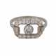 Art Déco Ring mit zentralem Altschliffdiamant von 0,22 ct, - photo 1