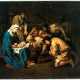Beeindruckendes Gemälde der Anbetung der Hirten in der Nachfolge des Nicolas Poussin (1594-1665) - photo 1
