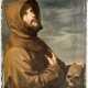 Hl. Franziskus v. Assisi (?) mit Totenschädel als Zeichen der Vergänglichkeit - Foto 1