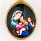 Bedeutendes Porzellan-Osterei mit "Madonna della Sedia" nach Raffael - Foto 1
