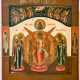 Fein gemalte Ikone der Hl. Sophia, der Göttlichen Weisheit - photo 1