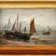 "Fischerboote am Meer" - Paul Jean Clays (1819 - 1900) zugeschrieben - Foto 1