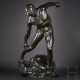 Constant Ambroise Roux (1865 - 1942), Bronzeskulptur, "Der Zorn des Achilles" - Foto 1