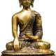 Vergoldeter Buddha, Tibet - Foto 1