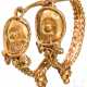 Ein Paar goldene Ohrringe, römisch, 2. Jahrhundert - фото 1