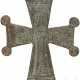 Kreuzanhänger, Bronze, mittelbyzantinisch, 9. - 11. Jahrhundert - фото 1