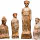 Gruppe von vier Terrakotta-Statuetten, griechisch-römisch - Foto 1
