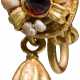 Goldener Ohrring, spätrömisch, 4. - 5. Jahrhundert - фото 1