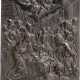 Große Bronzeplakette mit Anbetung Christi, flämisch, um 1600 - Foto 1