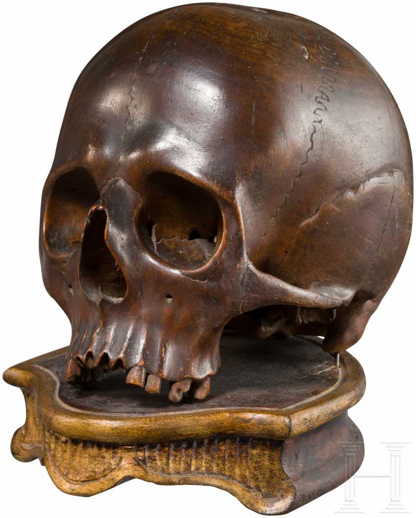 Auktion Barocker Memento Mori Schadel Deutsch 17 18