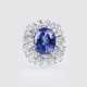 Exzellenter Tansanit-Diamant-Ring - Foto 1