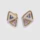 Tiffany &amp; Co.. Paar hochwertiger Ohrclips mit mehrfarbigen Saphiren und Brillanten - photo 1