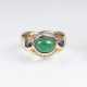 Smaragd-Saphir-Brillant-Ring - фото 1