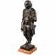 Bronzefigur im Stil des 18. Jhdts. (Voltaire?) - photo 1