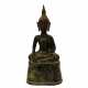 Buddha Maravijaya aus Bronze. THAILAND, wohl 16. Jahrhundert - photo 1