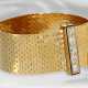 Armband: Van Cleef & Arpels, luxuriöses vintage Goldarmband "Ludo" mit Diamanten, ca. 2ct, ca. 1940er Jahre - photo 1