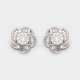 Paar dekorative Diamantohrringe - Foto 1