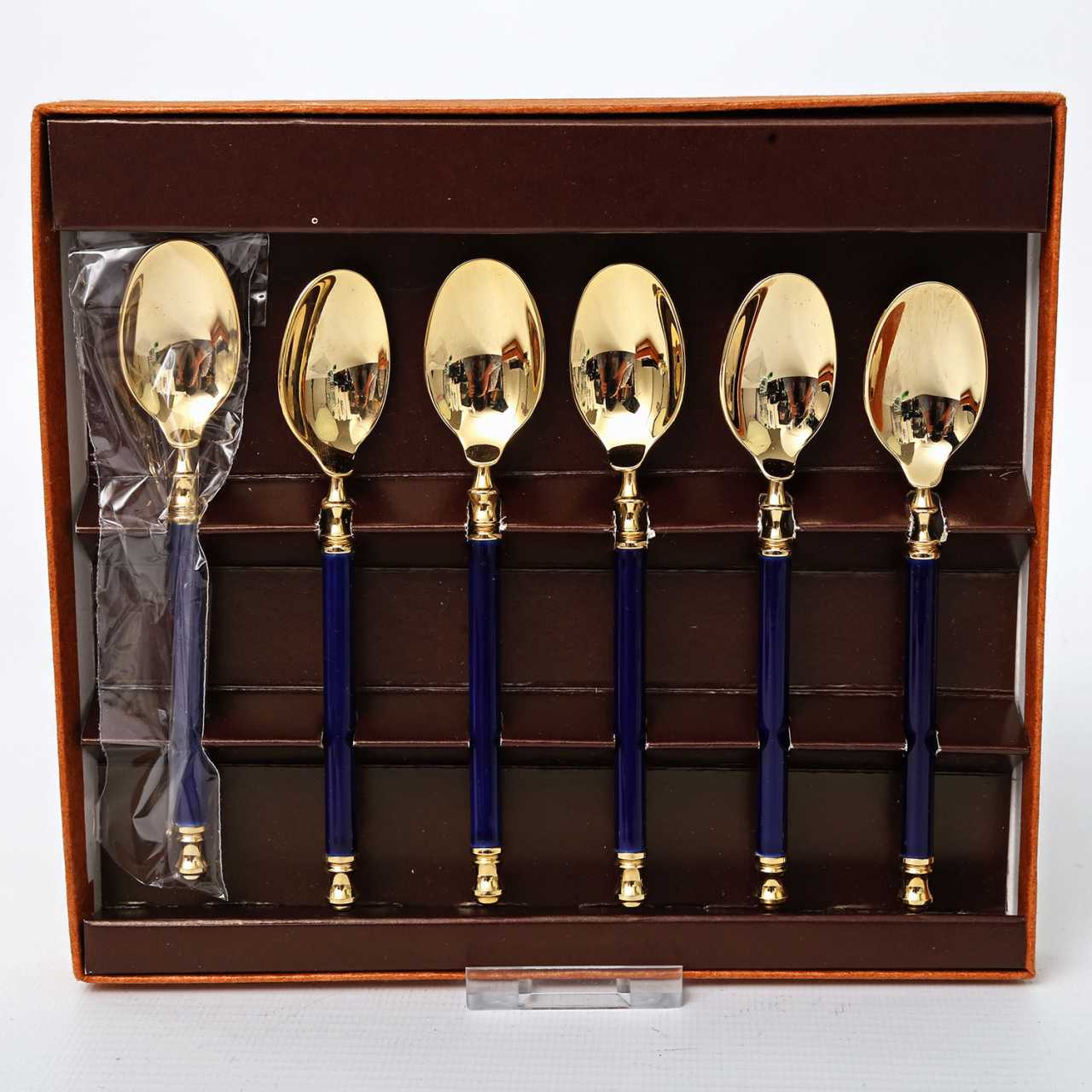Auction MARTIAN dessert Cutlery for 9 people, 21teilig, partly gilded