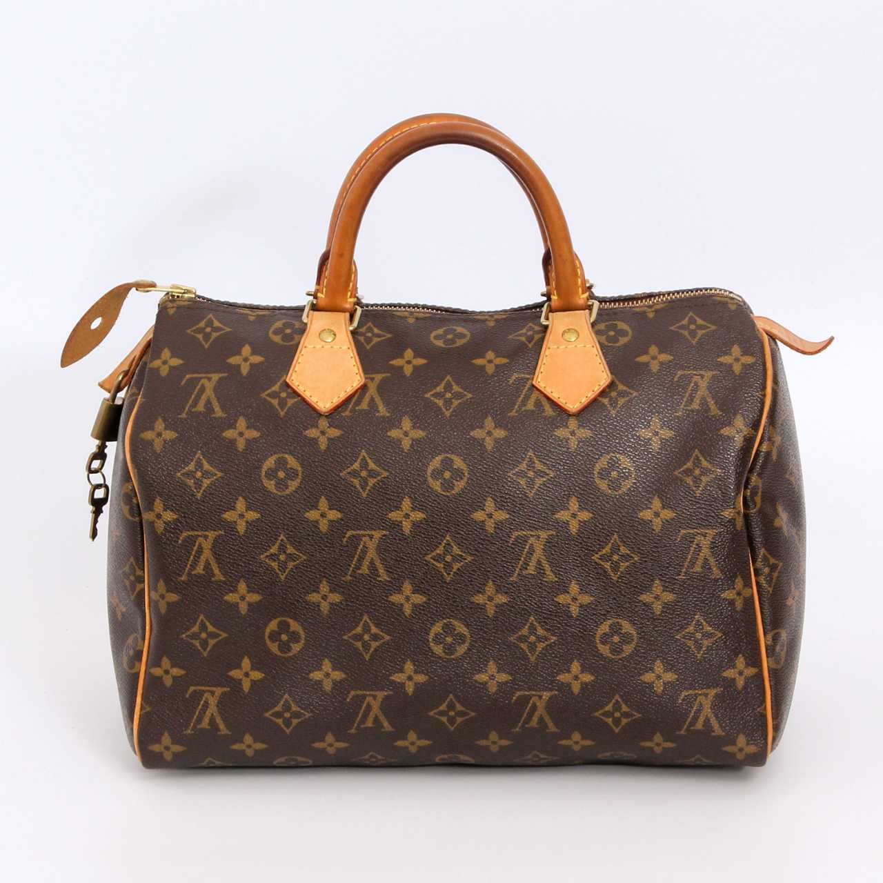 LOUIS VUITTON coveted handbag "SPEEDY 30", collection 2010.