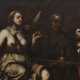 Italien (Genua). Italien (Genua), 17. Jahrhundert. Die drei Parzen Decima und Nona mit Spindeln, Morta durchtrennt den Lebensfaden - Foto 1