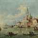 Guardi, Francesco 1712 Venedig - 1793 ebenda. Guardi, Francesco, Nachfolge. Venedig - Blick vom Canale della Grazia auf S. Giorgio Maggiore - Foto 1