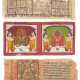 Sechzehn Jain Manuskriptseiten und Malereien mit Mahavira - photo 1