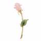 Brosche "Rose" mit Rosenquarzblüte, - Foto 1