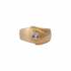 Ring mit ovalem Brillant, ca. 0,28 ct, - фото 1