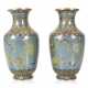 Paar Cloisonne-Vasen, China - фото 1