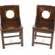 Paar Stühle Mit Stein-Einlagen - Foto 1